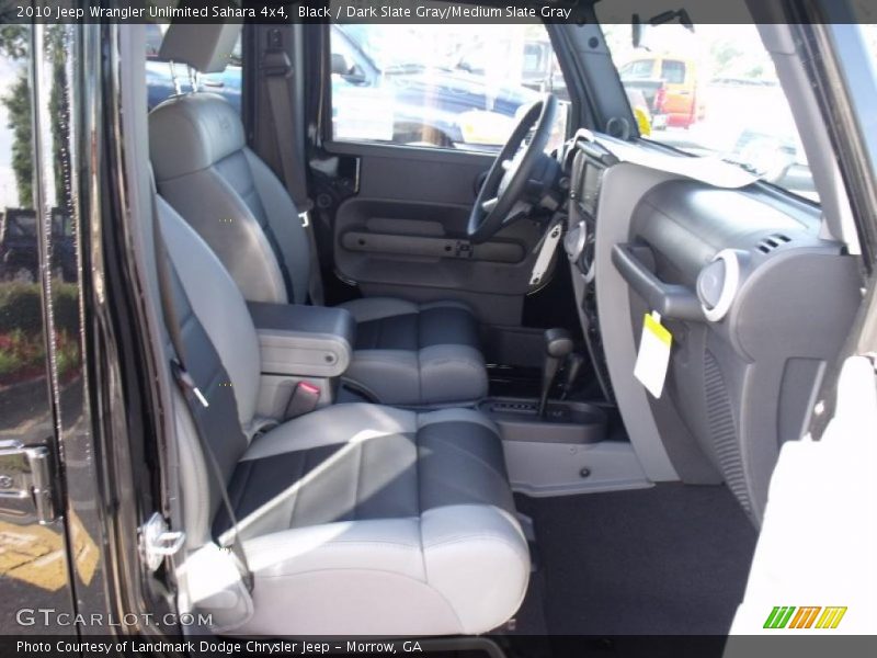 Black / Dark Slate Gray/Medium Slate Gray 2010 Jeep Wrangler Unlimited Sahara 4x4