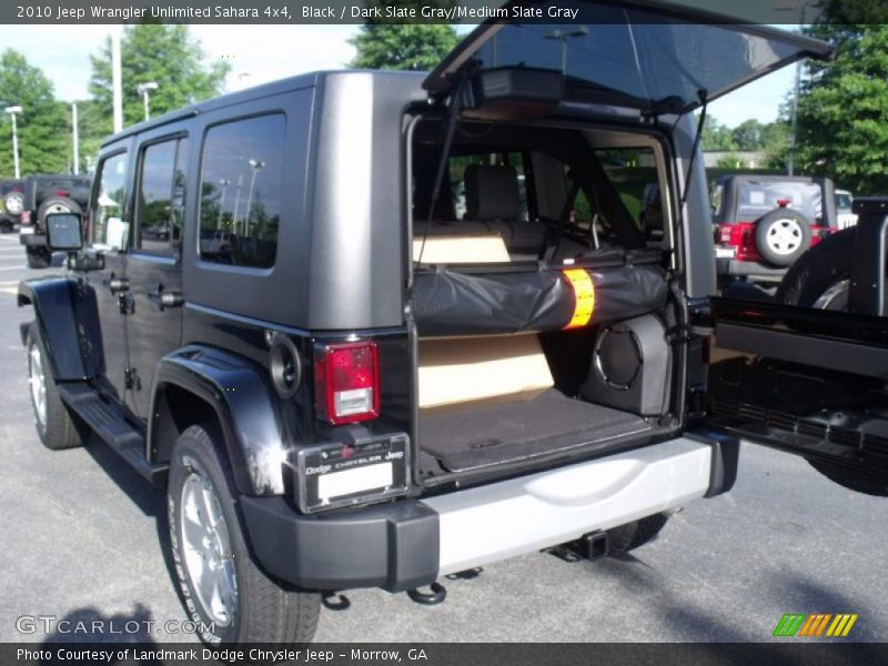 Black / Dark Slate Gray/Medium Slate Gray 2010 Jeep Wrangler Unlimited Sahara 4x4