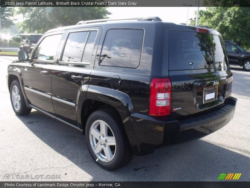 Brilliant Black Crystal Pearl / Dark Slate Gray 2010 Jeep Patriot Latitude