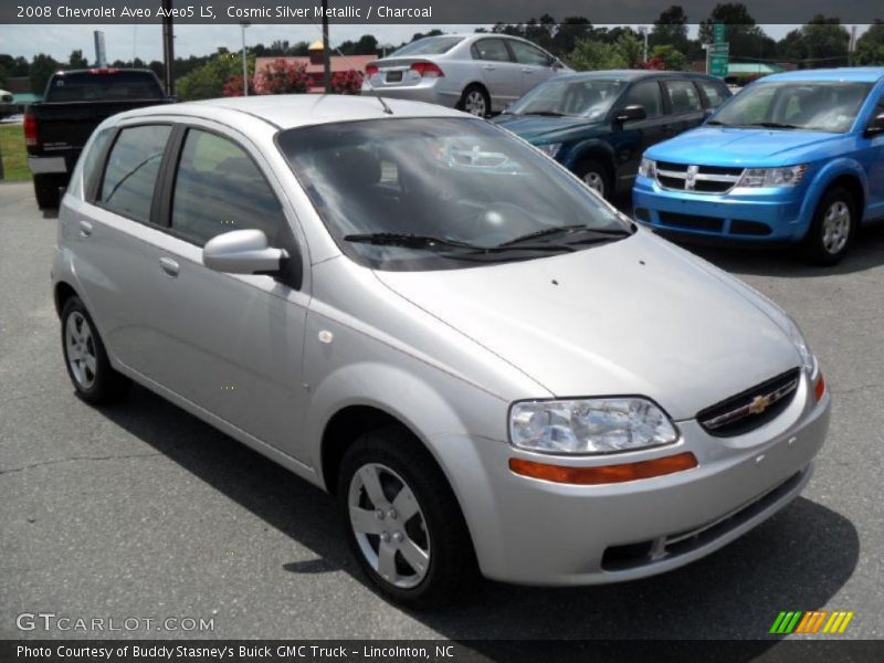 Cosmic Silver Metallic / Charcoal 2008 Chevrolet Aveo Aveo5 LS