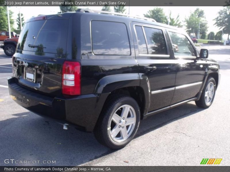 Brilliant Black Crystal Pearl / Dark Slate Gray 2010 Jeep Patriot Latitude