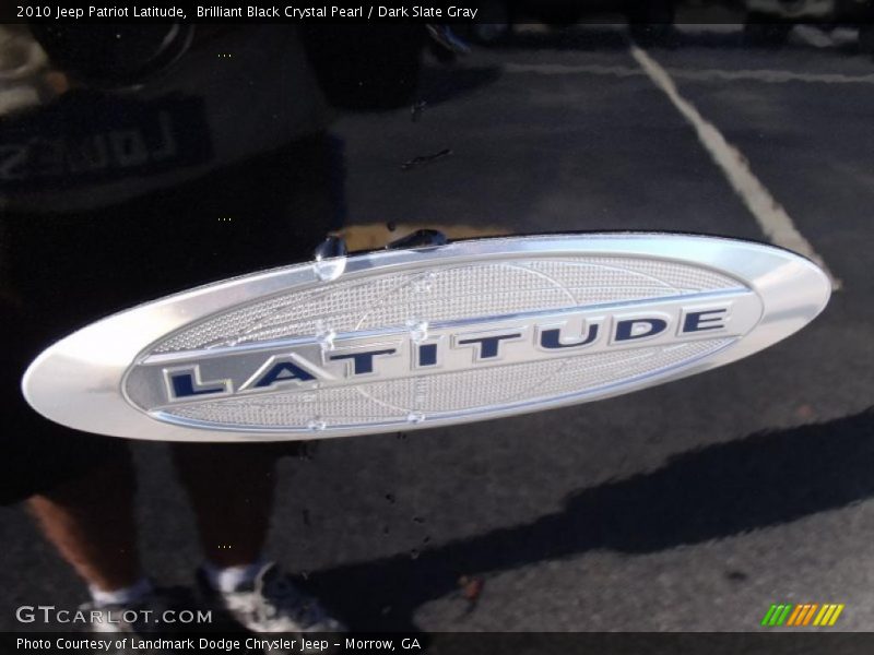 Brilliant Black Crystal Pearl / Dark Slate Gray 2010 Jeep Patriot Latitude
