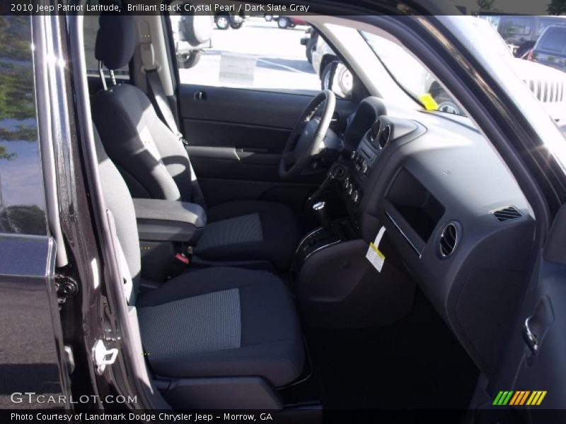 Brilliant Black Crystal Pearl / Dark Slate Gray 2010 Jeep Patriot Latitude