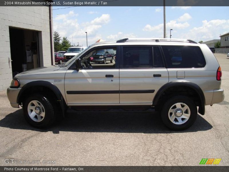 Sudan Beige Metallic / Tan 2004 Mitsubishi Montero Sport LS