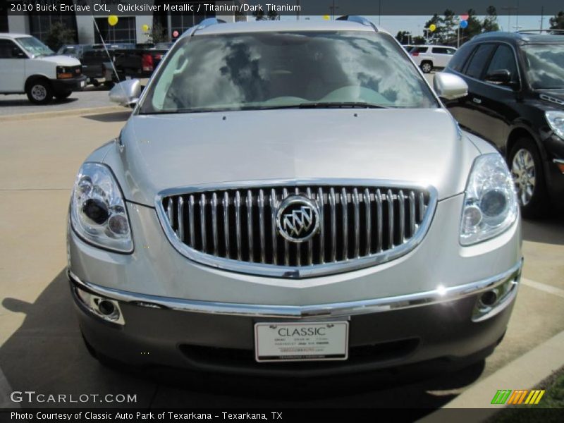 Quicksilver Metallic / Titanium/Dark Titanium 2010 Buick Enclave CXL