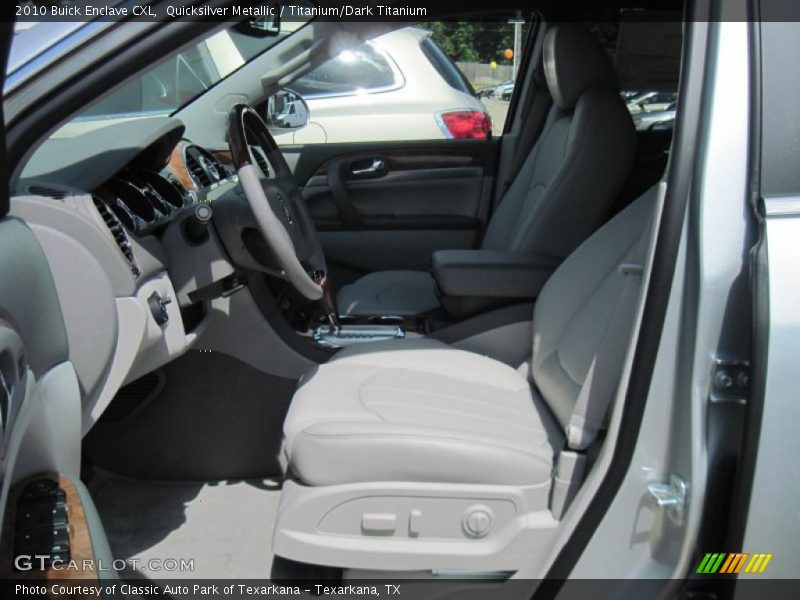 Quicksilver Metallic / Titanium/Dark Titanium 2010 Buick Enclave CXL