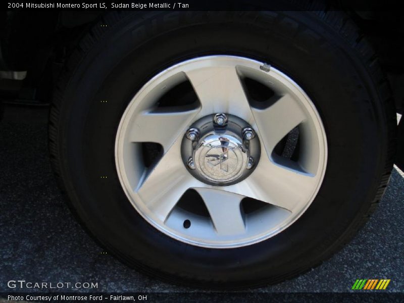 Sudan Beige Metallic / Tan 2004 Mitsubishi Montero Sport LS
