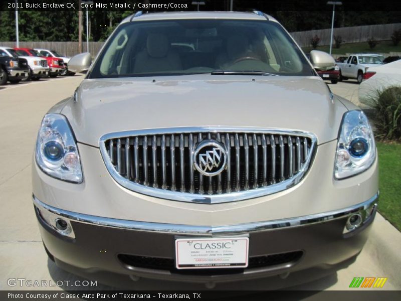 Gold Mist Metallic / Cashmere/Cocoa 2011 Buick Enclave CX