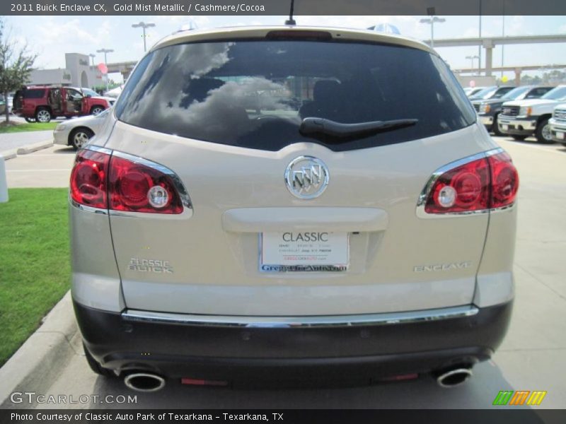 Gold Mist Metallic / Cashmere/Cocoa 2011 Buick Enclave CX