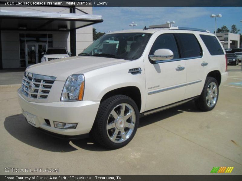 White Diamond / Ebony 2010 Cadillac Escalade Premium