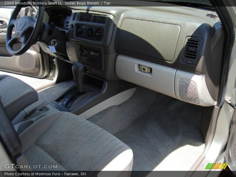 Sudan Beige Metallic / Tan 2004 Mitsubishi Montero Sport LS