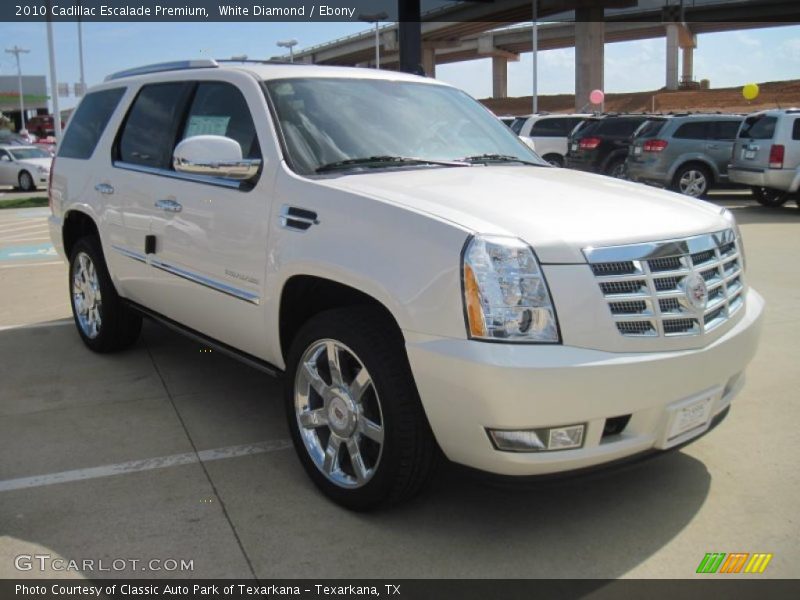 White Diamond / Ebony 2010 Cadillac Escalade Premium