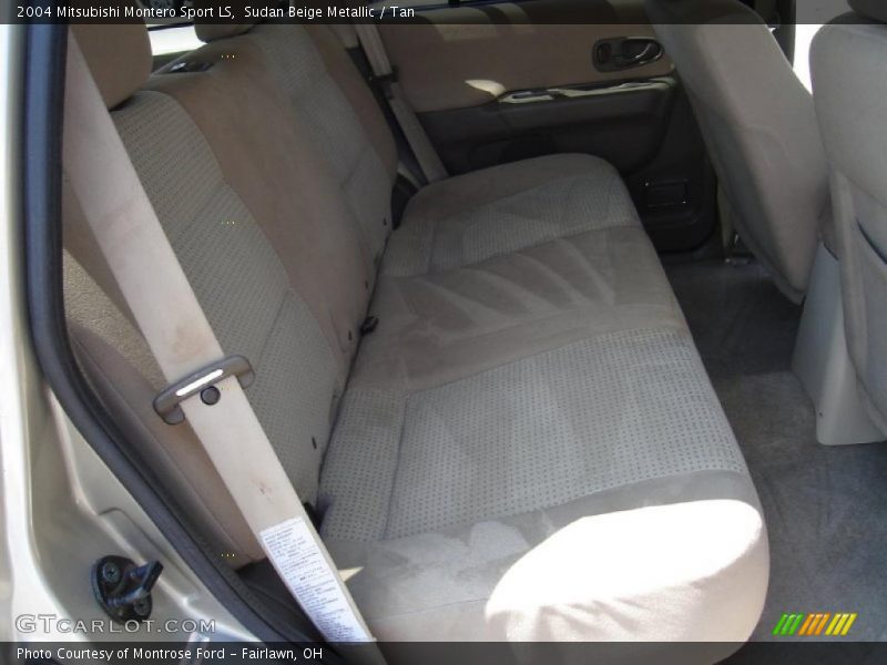 Sudan Beige Metallic / Tan 2004 Mitsubishi Montero Sport LS