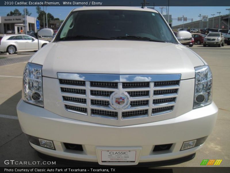 White Diamond / Ebony 2010 Cadillac Escalade Premium