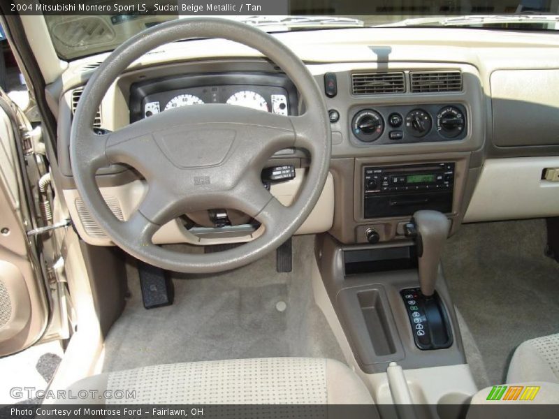 Sudan Beige Metallic / Tan 2004 Mitsubishi Montero Sport LS