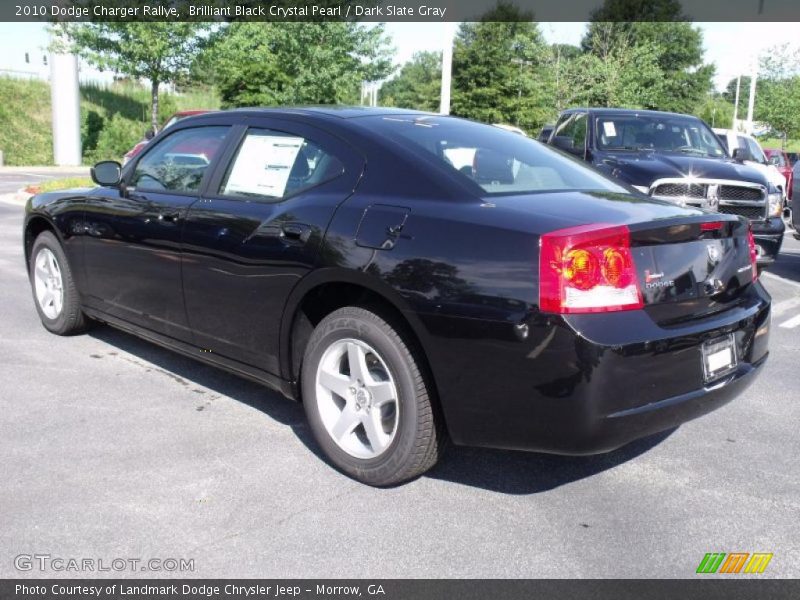 Brilliant Black Crystal Pearl / Dark Slate Gray 2010 Dodge Charger Rallye