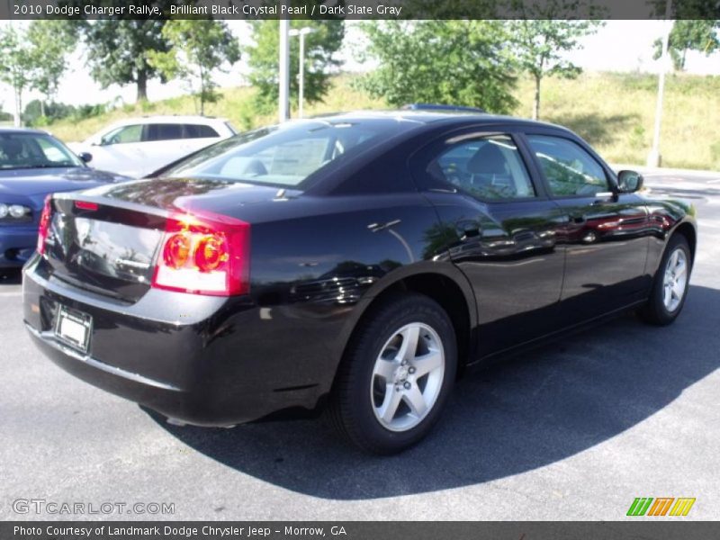 Brilliant Black Crystal Pearl / Dark Slate Gray 2010 Dodge Charger Rallye