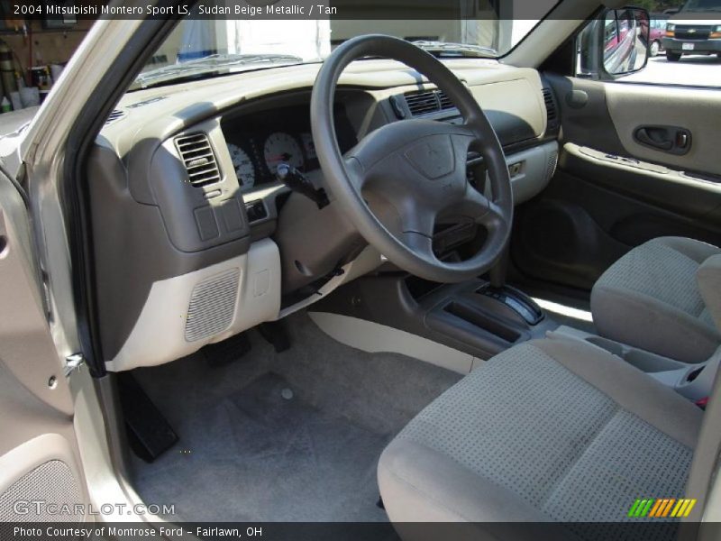 Sudan Beige Metallic / Tan 2004 Mitsubishi Montero Sport LS