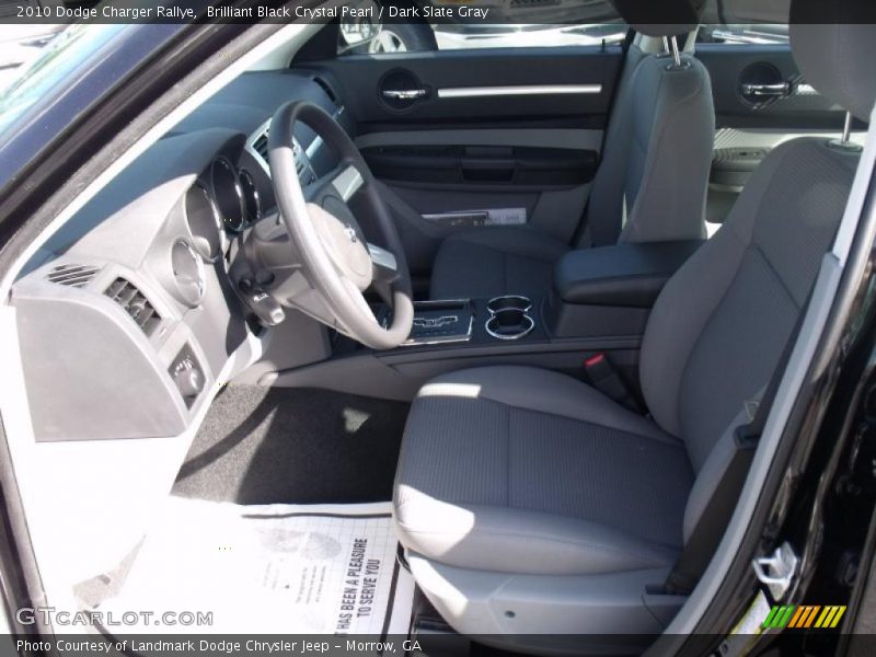 Brilliant Black Crystal Pearl / Dark Slate Gray 2010 Dodge Charger Rallye