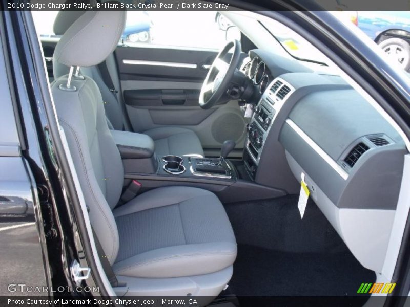 Brilliant Black Crystal Pearl / Dark Slate Gray 2010 Dodge Charger Rallye