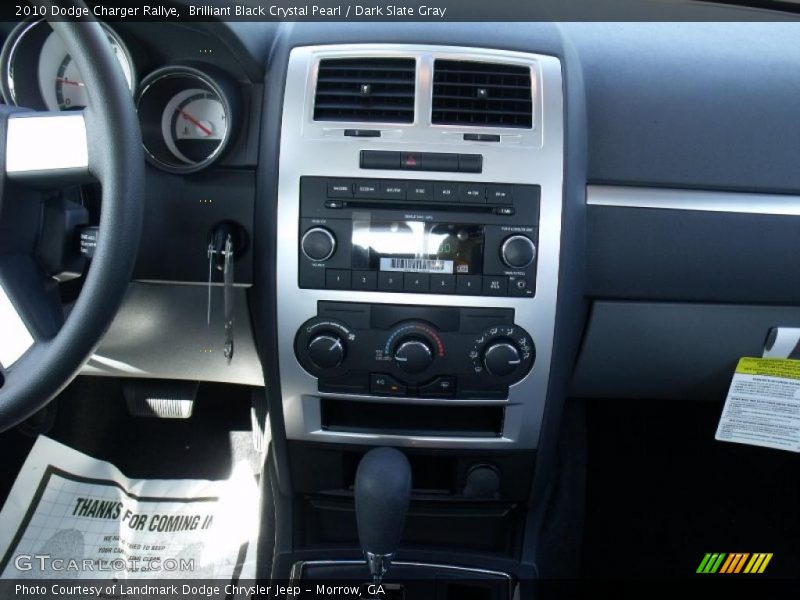 Brilliant Black Crystal Pearl / Dark Slate Gray 2010 Dodge Charger Rallye