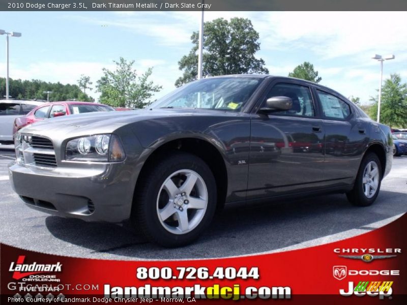 Dark Titanium Metallic / Dark Slate Gray 2010 Dodge Charger 3.5L