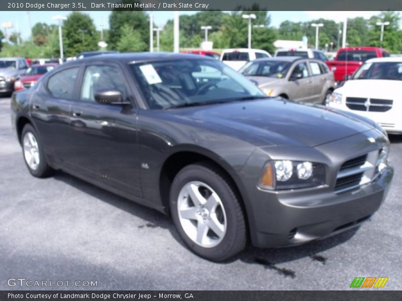 Dark Titanium Metallic / Dark Slate Gray 2010 Dodge Charger 3.5L