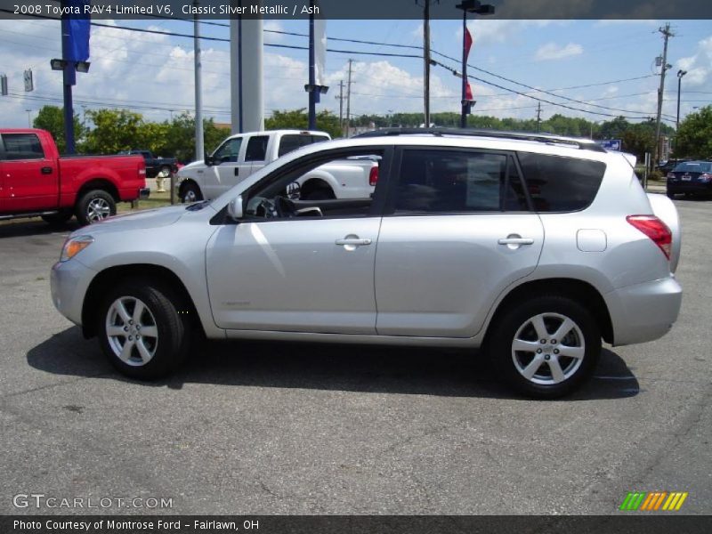Classic Silver Metallic / Ash 2008 Toyota RAV4 Limited V6