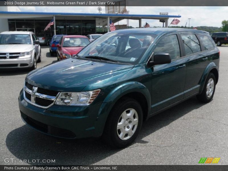 Melbourne Green Pearl / Dark Slate Gray 2009 Dodge Journey SE