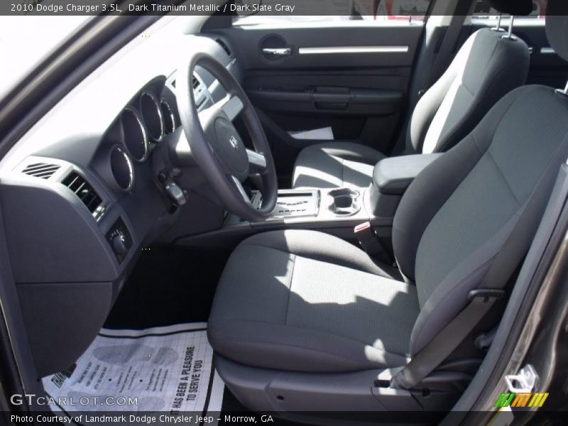 Dark Titanium Metallic / Dark Slate Gray 2010 Dodge Charger 3.5L