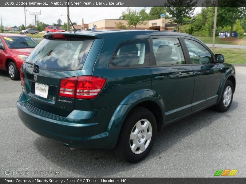 Melbourne Green Pearl / Dark Slate Gray 2009 Dodge Journey SE