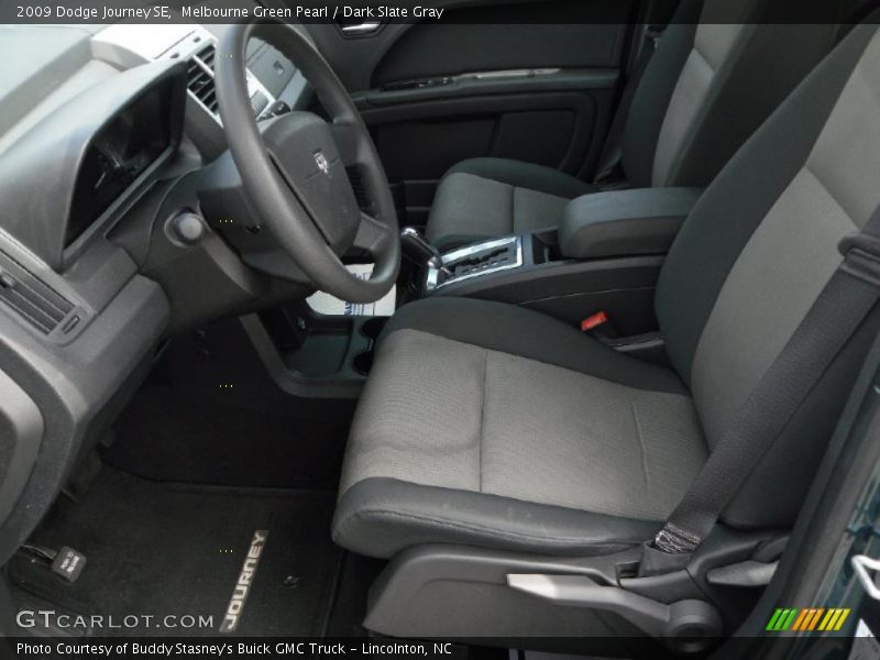 Melbourne Green Pearl / Dark Slate Gray 2009 Dodge Journey SE