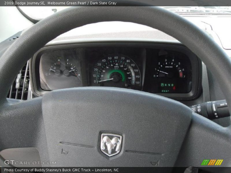 Melbourne Green Pearl / Dark Slate Gray 2009 Dodge Journey SE