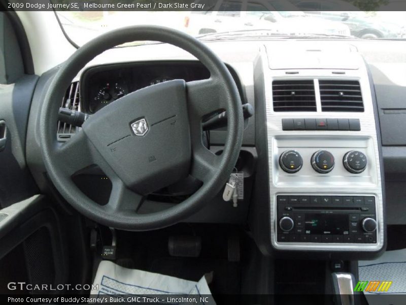 Melbourne Green Pearl / Dark Slate Gray 2009 Dodge Journey SE