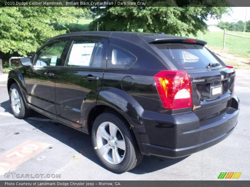Brilliant Black Crystal Pearl / Dark Slate Gray 2010 Dodge Caliber Mainstreet