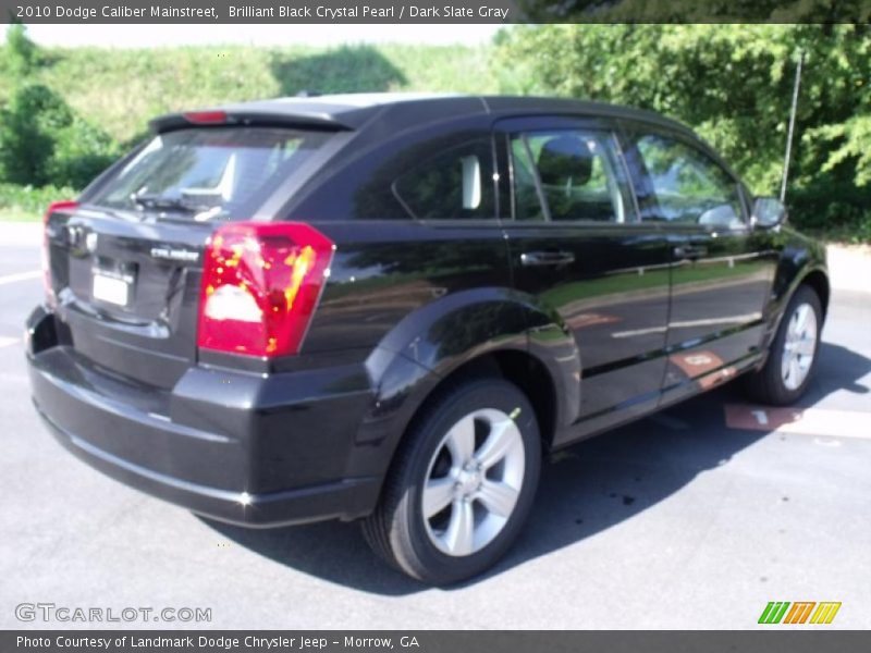 Brilliant Black Crystal Pearl / Dark Slate Gray 2010 Dodge Caliber Mainstreet