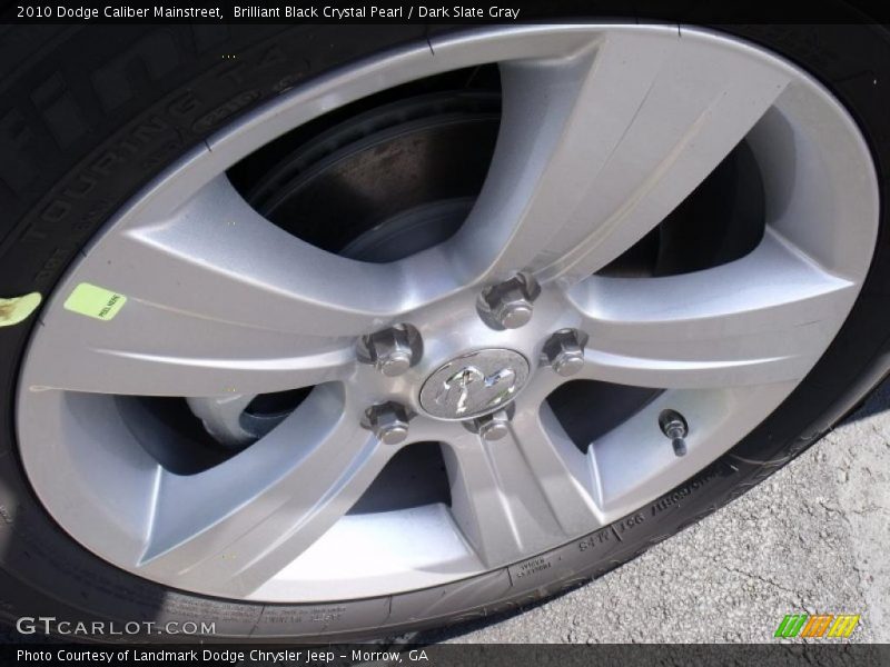 Brilliant Black Crystal Pearl / Dark Slate Gray 2010 Dodge Caliber Mainstreet