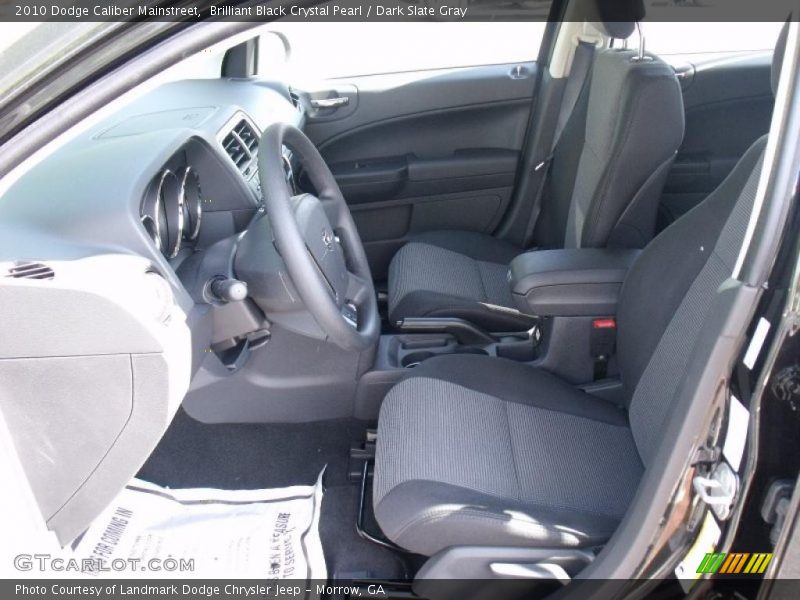 Brilliant Black Crystal Pearl / Dark Slate Gray 2010 Dodge Caliber Mainstreet
