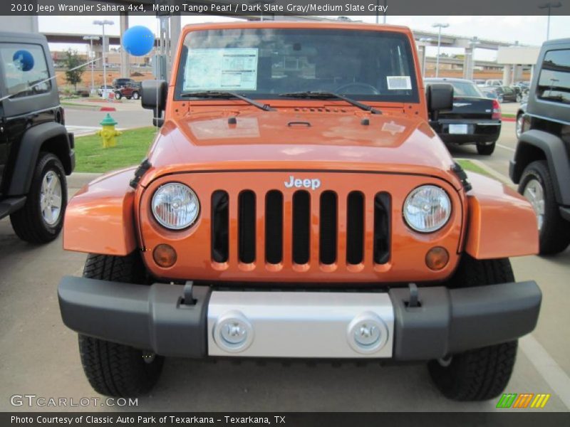Mango Tango Pearl / Dark Slate Gray/Medium Slate Gray 2010 Jeep Wrangler Sahara 4x4