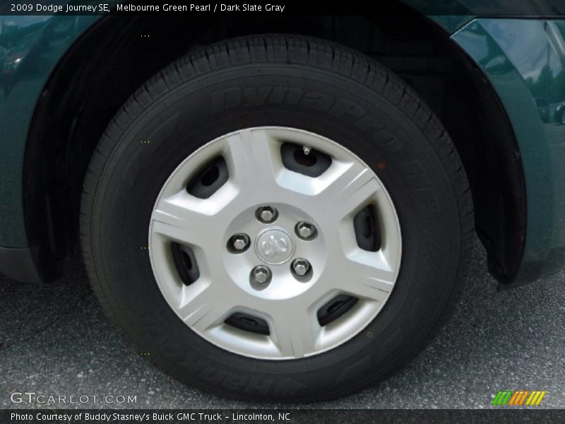Melbourne Green Pearl / Dark Slate Gray 2009 Dodge Journey SE