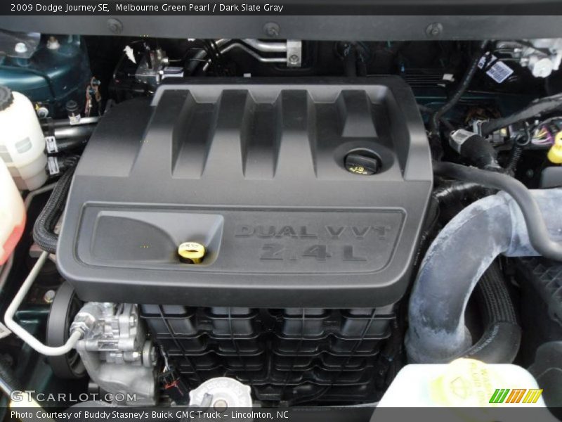 Melbourne Green Pearl / Dark Slate Gray 2009 Dodge Journey SE