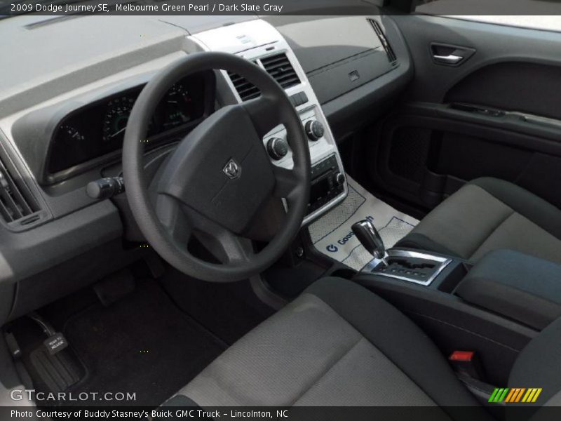 Melbourne Green Pearl / Dark Slate Gray 2009 Dodge Journey SE