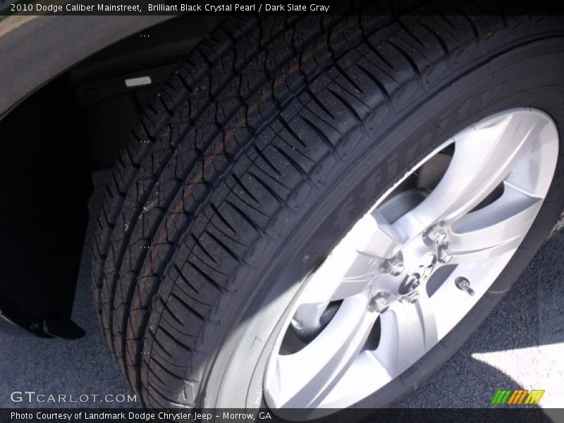 Brilliant Black Crystal Pearl / Dark Slate Gray 2010 Dodge Caliber Mainstreet