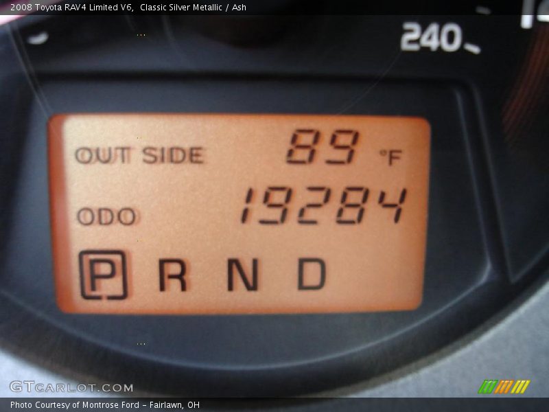 Classic Silver Metallic / Ash 2008 Toyota RAV4 Limited V6