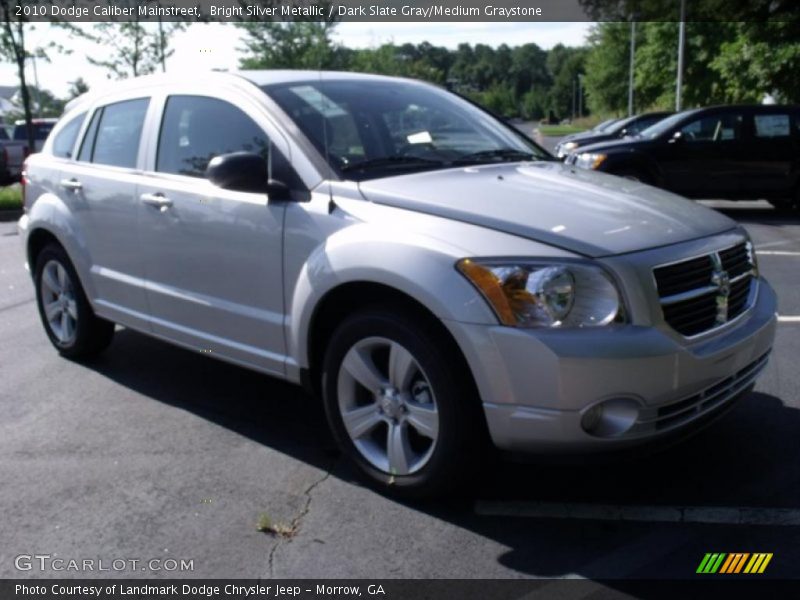 Bright Silver Metallic / Dark Slate Gray/Medium Graystone 2010 Dodge Caliber Mainstreet
