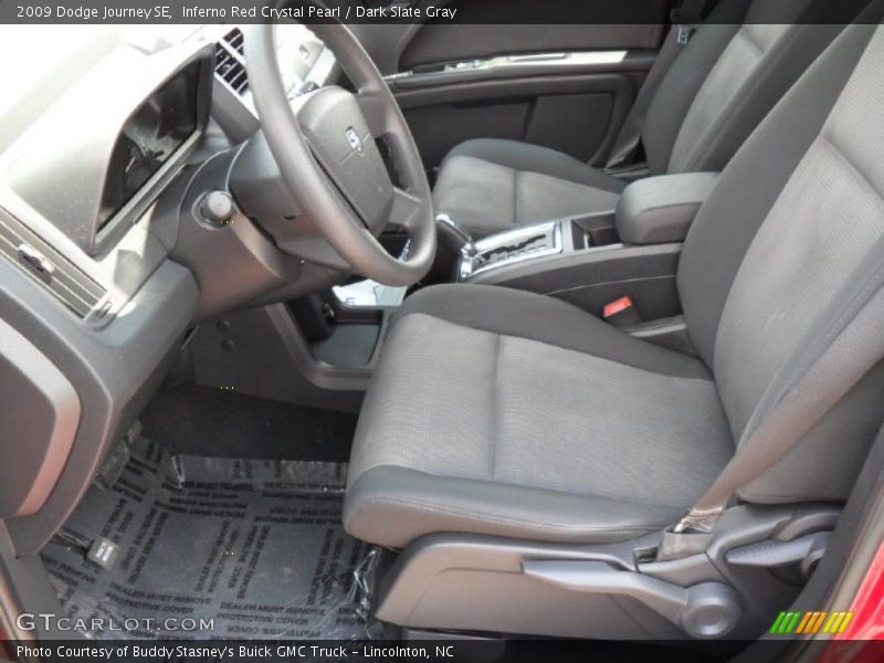 Inferno Red Crystal Pearl / Dark Slate Gray 2009 Dodge Journey SE