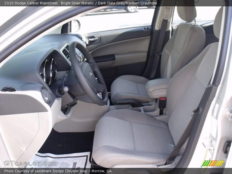 Bright Silver Metallic / Dark Slate Gray/Medium Graystone 2010 Dodge Caliber Mainstreet