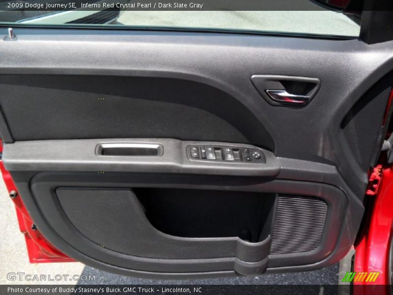 Inferno Red Crystal Pearl / Dark Slate Gray 2009 Dodge Journey SE