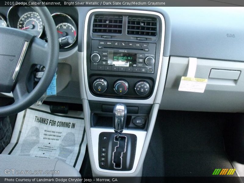 Bright Silver Metallic / Dark Slate Gray/Medium Graystone 2010 Dodge Caliber Mainstreet