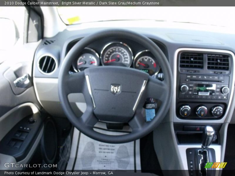 Bright Silver Metallic / Dark Slate Gray/Medium Graystone 2010 Dodge Caliber Mainstreet